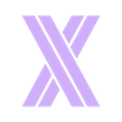 X.stl Letters and Numbers SEGA Letters and Numbers | Logo