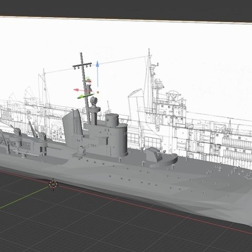 Italian Torpedo Boat - Spica Class – Regia Marina 3D model