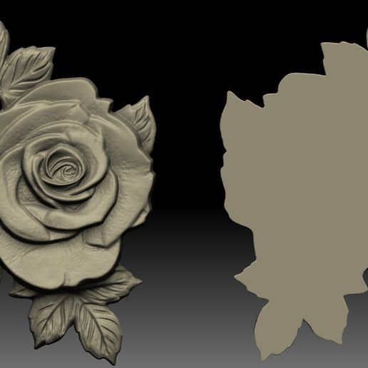 62.3.jpg Рельефная 3D-модель розы