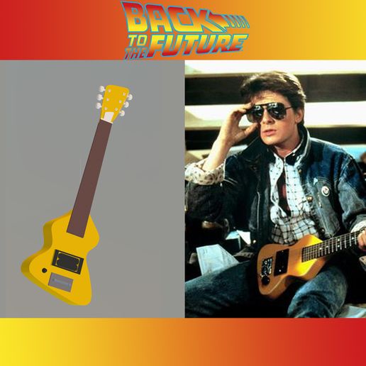 Chiquita Guitar Martin - 3D model önizlemesi