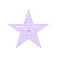 ConcentricStar5PointThick.stl Concentric Shapes