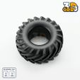 3464747.jpg Tractor Tire mold 3d print model