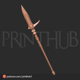 3.png Hyoujin-Yari Level 2 – Onimusha 2 Inspired Ice Spear – 3D Printable Staff Prop