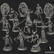 2021_06_all.png Fichier STL Guerriers de la guerre maudite - 01 - Elfes maudits・Plan imprimable en 3D à télécharger