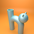 001.png Vase Cat Minimalist
