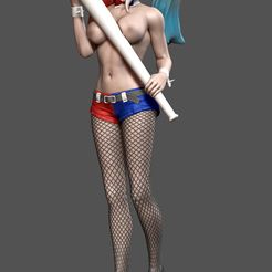 Quinn_NSFW_01.jpg 3D-Datei Bunny Quinn NSFW・3D-Druck-Idee zum Herunterladen