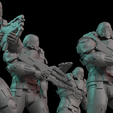 Untitled3.png Cerberus Troopers Bundle – Fan-Made Mass Effect Miniature Set (5 Poses)