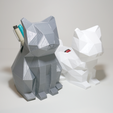 1.png STL file Polycats (Desk Pets)・Model to download and 3D print