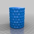 215433f6d2326be5c4bc2121eea45266.png Archivo 3D gratis Jarrón de superficie hexagonal (impresión en espiral)・Modelo para descargar y imprimir en 3D