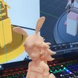 Print.jpg Fantasy World Food Delivery Service Bunny Girl Figure