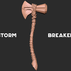 1.png STL file Thor - Stormbreaker 3D print model・3D printer design to download