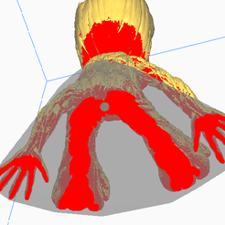 Sin título.png Бесплатный STL файл Baby Groot Air Plant Planter version 2 and 3 (with hole)・3D-печатный дизайн для скачивания