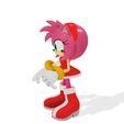 2.jpg Amy Rose SONIC Amy Rose 3D MODEL RIGGED Amy Rose DRAGON DINOSAUR POKÉMON SONIC PET pet Amy Rose