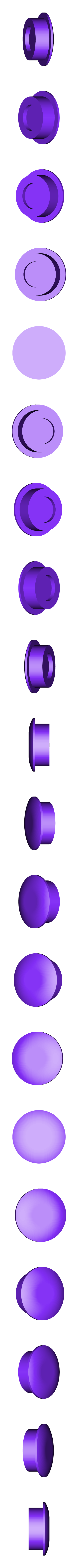 Magnet_Cap_inside_tube_10x1.8mm_v1.stl GRAB and GO paper towel holder. (For Wall or IKEA Pegboard mount!)