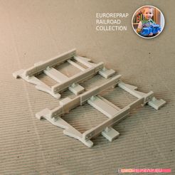 05.jpg STL file Complementary, ADJUSTABLE track - straight (No3A) - Euroreprap Railroad System・3D print design to download