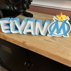 First name LED TO ASSEMBLE Elyan OM with star