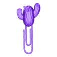 Cactus.stl Cute Paper Clip - Set of 5 Fun and Functional 3D Printable Clips