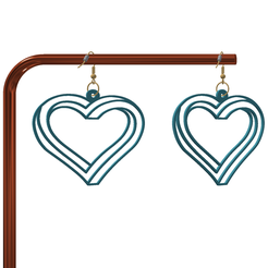 Screenshot-2023-05-08-211330.png STL file HEART EARRINGS・3D print object to download