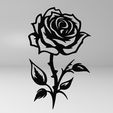 2.1.jpg line art rose, wall art rose, 2d art rose, rose decor, rose decoration, flower decor, 2d flower, wall flower, line art flower