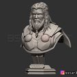 02.JPG Thor Bust Avenger 4 bust - Infinity war - Endgame - Marvel 3D print model