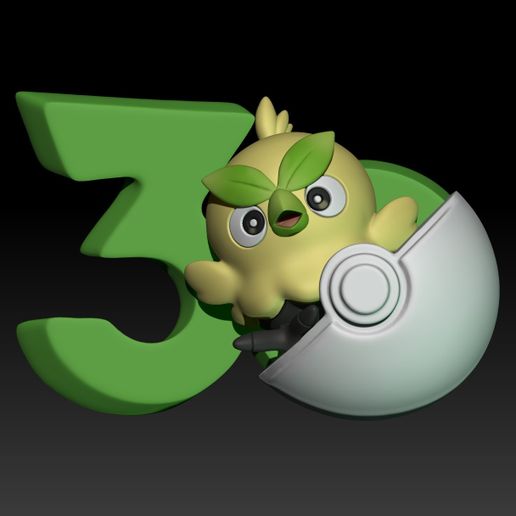 Pokemon 30th Anniversary Browt Badge