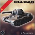 3.jpg T-34-76 M1943 (version réduite) - Armée soviétique WW2 Second Monde Front de l'Est Ostfront RPG Mini Hobby