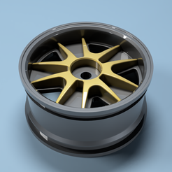 Champagne.png Free STL file 1/10 RC Rim - Champagne・3D printer model to download