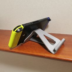 IMG_20210210_054701.jpg Free STL file Double angle stand for Nintendo Switch, smartphone, tablet・Design to download and 3D print