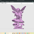 Screenshot-1669.png Beautiful little garden fairy resting on mushroom group