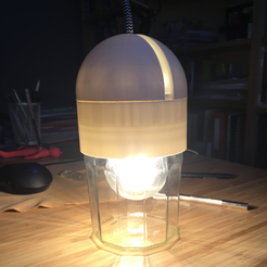 Capture d’écran 2017-06-03 à 07.47.30.png Free STL file Lamp jam jar・3D print object to download