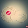 IMG_8379.jpg Fichier STL gratuit Hearts & Kiss Coffee Decoration Templates・Plan imprimable en 3D à télécharger