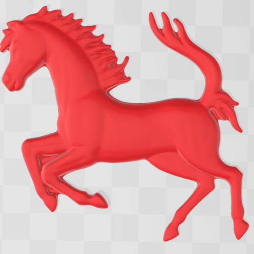 Prancing horse 3D scan 3D model