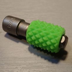 stubby_thumb_bit_driver.jpg Fichier 3D gratuit Tournevis hexagonal moleté・Plan pour impression 3D à télécharger