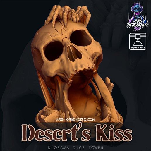 Desert's Kiss - Diorama Dice Tower 3D model