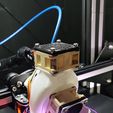 Ender 3, 3 V2, 3 pro, 3 max, двойной 40-мм осевой вентилятор hot end duct / fang. CR-10, прямой привод Micro Swiss и совместимость с боуденом. Для печати не требуется поддержка
