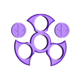 deadpool-spinner.stl Free STL file Spinner of Deadpool・3D print model to download