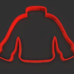 untitled.2529.jpg Descargar archivo OBJ Cortador de galletas de jersey navideño feo • Diseño para impresión en 3D, PaburoVIII