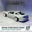 3.jpg Nissan 240SX Rocket Bunny for 1:43 scale rc drift chassis