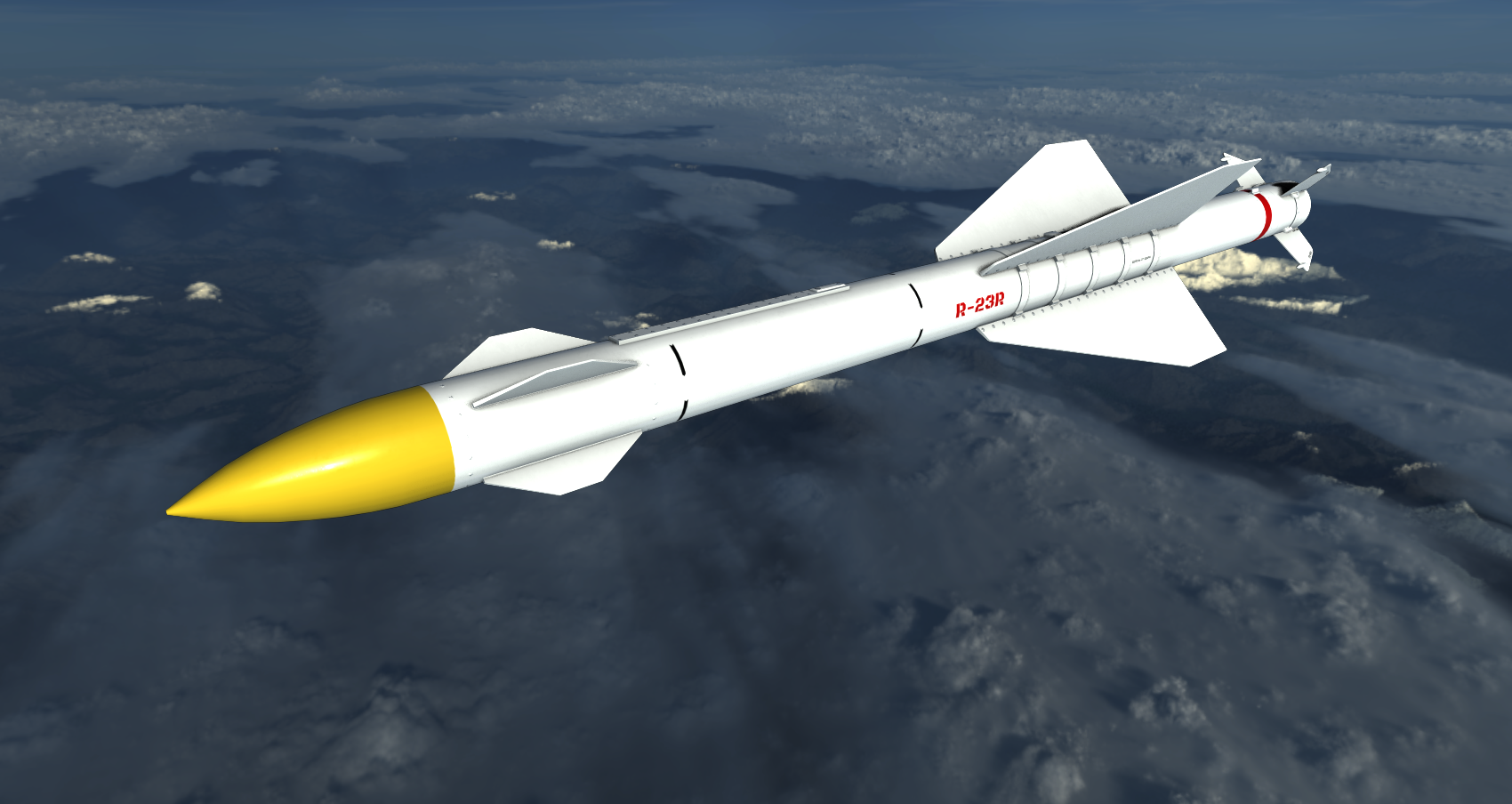 Download OBJ file Vympel R23 Missile • 3D printable object ・ Cults