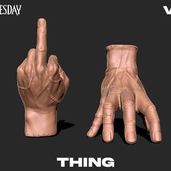 1.jpg Fichier STL Modèle imprimé en 3D de la série Thing V-2 Wednesday・Modèle pour impression 3D à télécharger