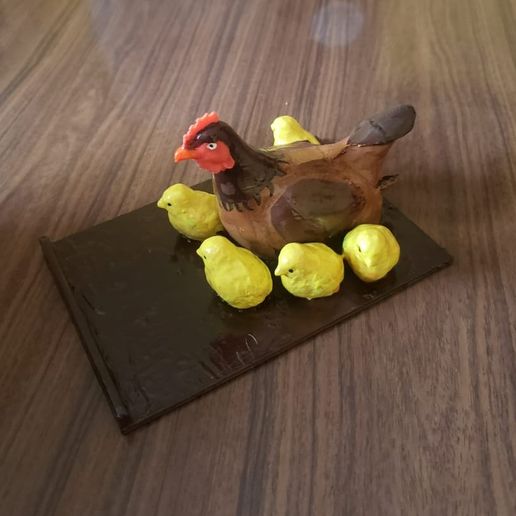 stand cell phone chicken - stand for cell phone chicken - 3D model önizlemesi