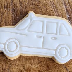 20230224_093922.jpg STL file London Taxi Black Cab Car Themed Cookie Cutter Stamper Embosser・3D printable model to download