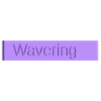 Wavering.stl Mantic Kings of War unit state labels
