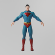 Superman0001.png Superman Lowpoly Rigged