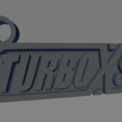 TurboXS.png STL file TurboXS Keychain・3D printable design to download