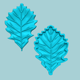 d0.png Chestnut Oak Tree Leaf - Molding Artificial EVA Craft
