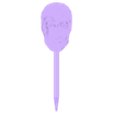LCDP Snack Fork (white).stl La Casa de Papel - Snack Forks Set
