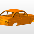 xpack back.png ford escort mk2 xpack BODY SHELL FOR 1:10 RC CAR STL FOR 3D PRINTING