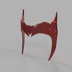 Scarlet_Witch_Tiara3d.png STL file Scarlet Witch Tiara・3D printable model to download