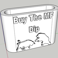 Capture2.png STL file Stocks Buy The Dip Pen Holder・Template to download and 3D print, davidnance